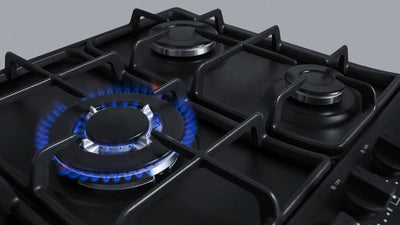Summit 30 Wide 5 Burner Gas Cooktop Black - GC5272BTK30
