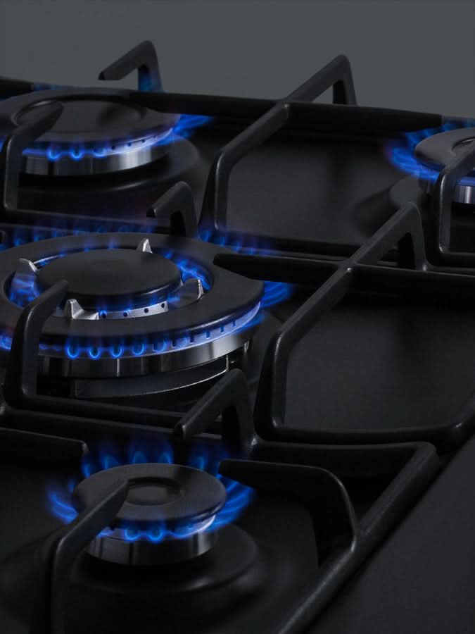 Summit 27 Wide 5 Burner Gas Cooktop Black - GC5272B