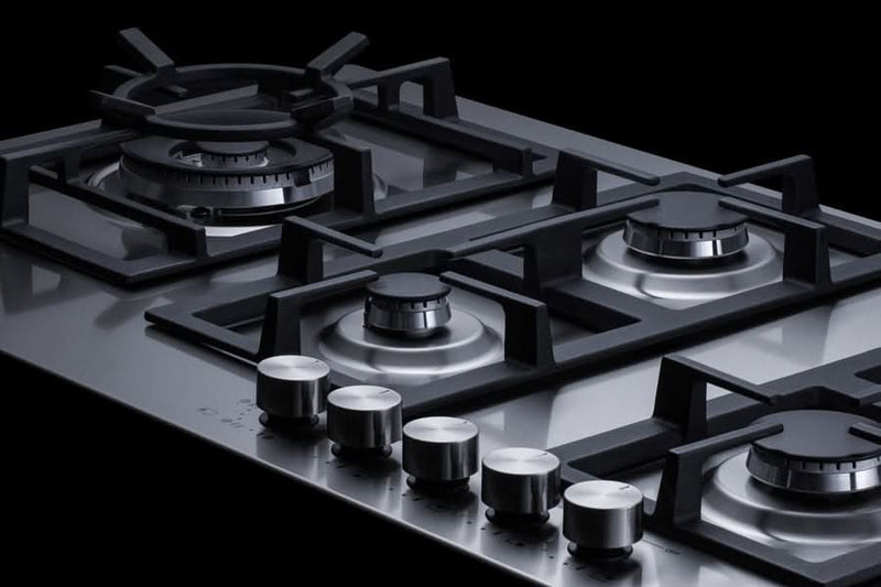 Summit 34 Wide 5 Burner Propane Gas Cooktop In Stainless Steel - GCJ536SSLP