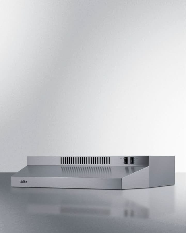 Summit 24 Under Cabinet Convertible Range Hood, ADA Compliant Stainless Steel - H24RSSADA
