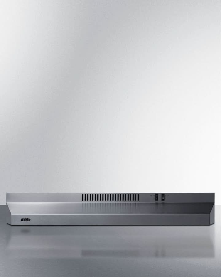 Summit 36 Under Cabinet Convertible Range Hood Stainless Steel - H36RSS