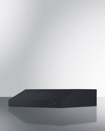 Summit 20 Under Cabinet Convertible Range Hood Black - HC20BB
