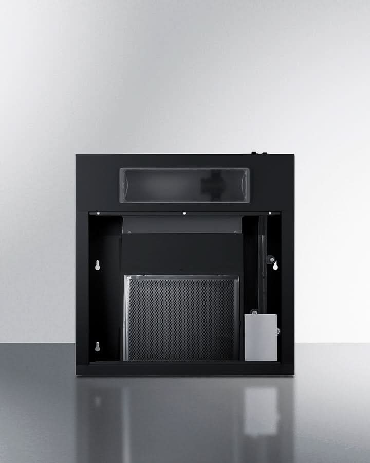 Summit 20 Under Cabinet Convertible Range Hood Black - HC20BB