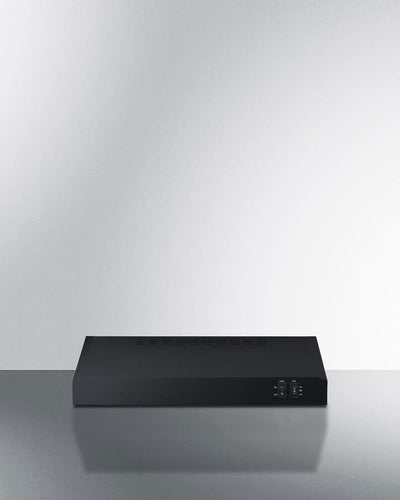 Summit 20 Under Cabinet Convertible Range Hood, ADA Compliant Black - HC20BBADA