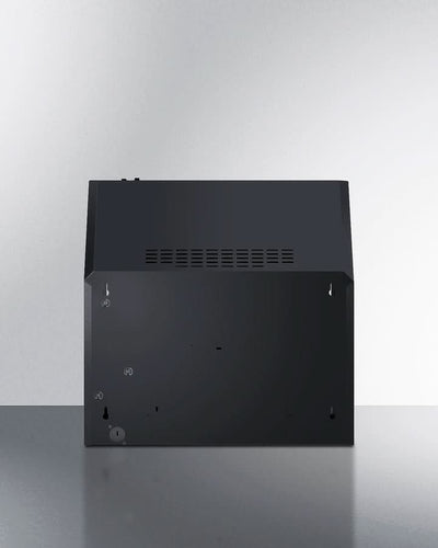 Summit 20 Under Cabinet Convertible Range Hood Black - HC20BB
