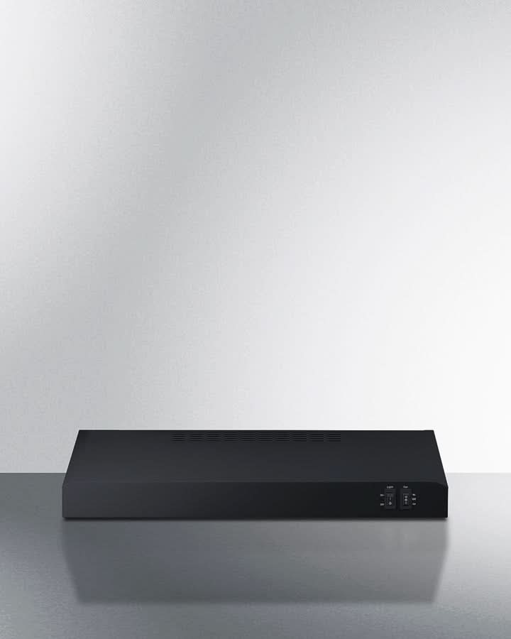 Summit 24 Under Cabinet Convertible Range Hood, ADA Compliant Black - HC24BBADA