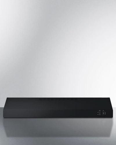 Summit 30 Under Cabinet Convertible Range Hood, ADA Compliant Black - HC30BBADA