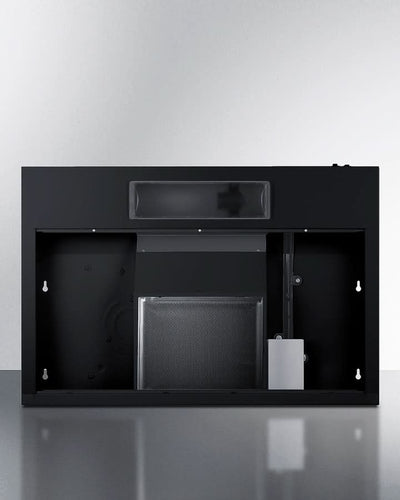 Summit 30 Under Cabinet Convertible Range Hood, ADA Compliant Black - HC30BBADA