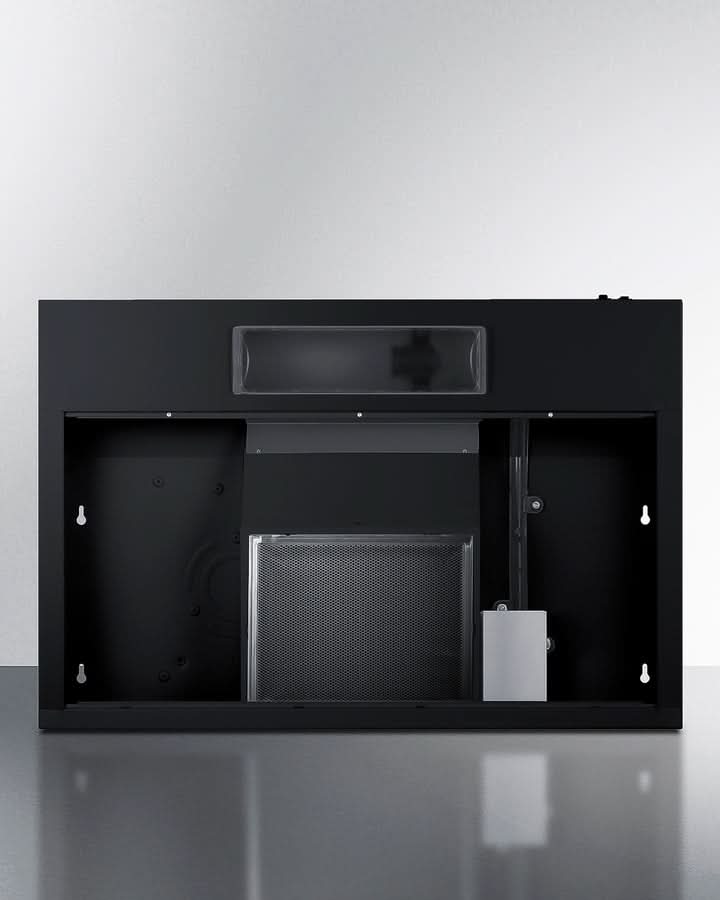 Summit 30 Under Cabinet Convertible Range Hood, ADA Compliant Black - HC30BBADA