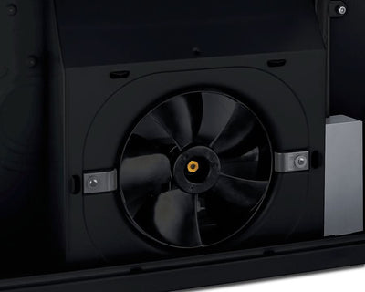 Summit 30 Under Cabinet Convertible Range Hood, ADA Compliant Black - HC30BBADA