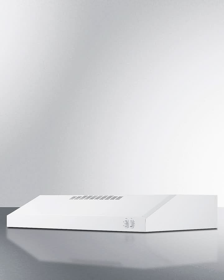 Summit 30 Under Cabinet Convertible Range Hood, ADA Compliant White - HC30WWADA