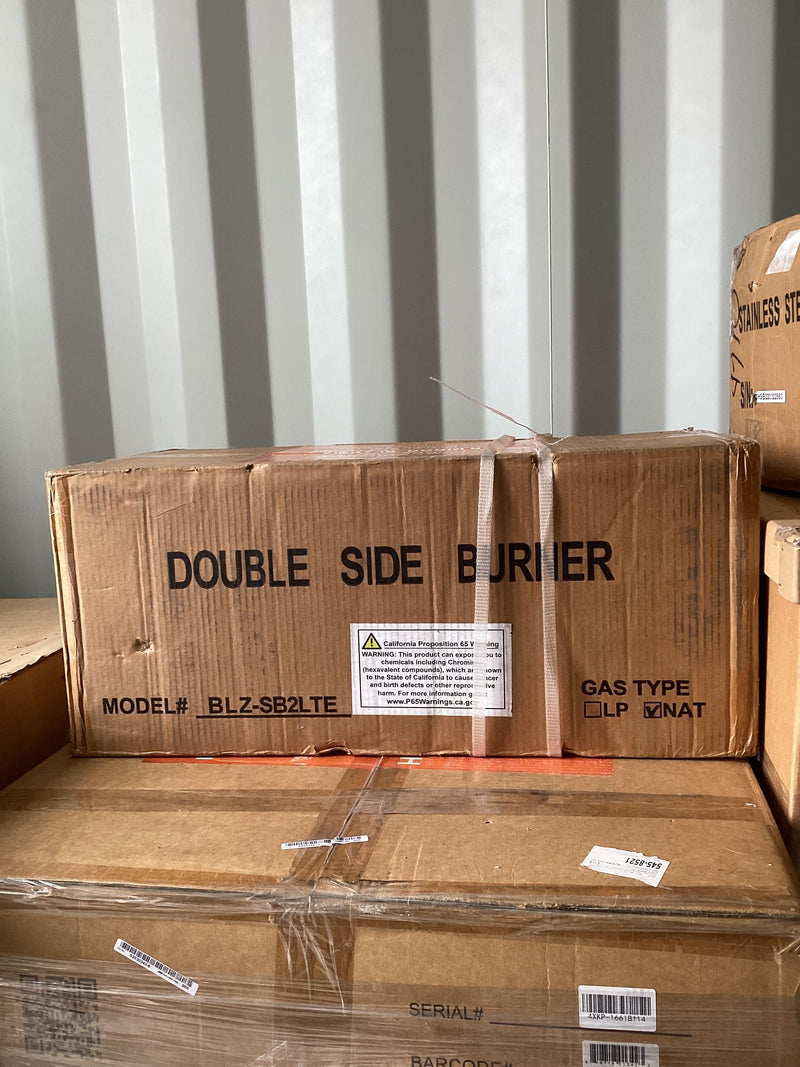 Blaze Double Side Burner Model BLZ-SB2LTE-OB (Open Box New)