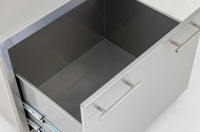 Blaze 22-Inch Stainless Steel Ice Bin Cooler / Wine Chiller - BLZ-ICE-DRW-H