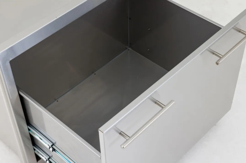 Blaze 22-Inch Stainless Steel Ice Bin Cooler / Wine Chiller - BLZ-ICE-DRW-H