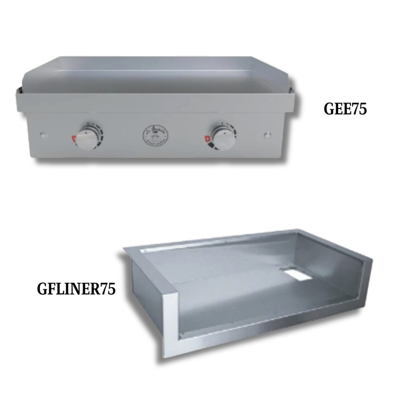 Le Griddle - 30-Inch Built-In / Countertop Griddle Electric with Liner - LG-GEE75ELECwithLiner