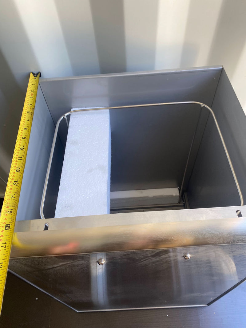 OCI Stainless Steel Roll Out Trash Drawer Open Box- OCI-TRD-OB
