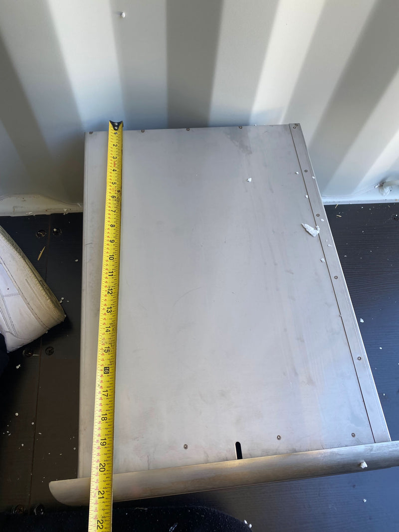 OCI Single Drawer Stainless Steel Open Box- OCI-16SD-OB