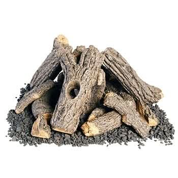 American Fyre Designs 34 Inch Campfyre Logs with Wood Chips- OCL-34