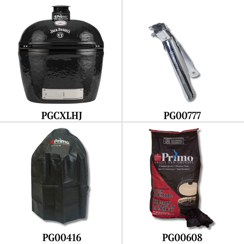 Primo PGCXLHJ with Double Side Burner, Cover and Single Access Door - PCKG1-PGCXLHJ