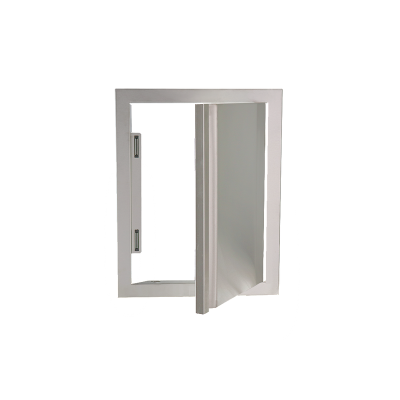 RCS Valiant Stainless Vertical Door-Soft Close-Right Swing- VDV1SCR