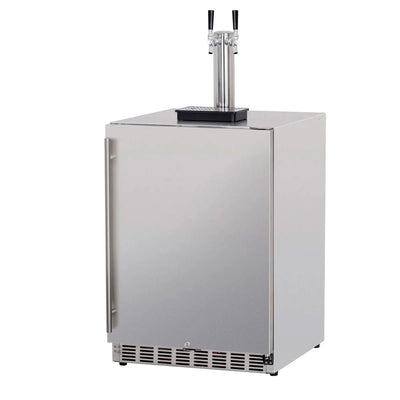 Summerset 6.6C Deluxe Outdoor Rated Double Tap Kegerator - Completed - RFR-24DK2