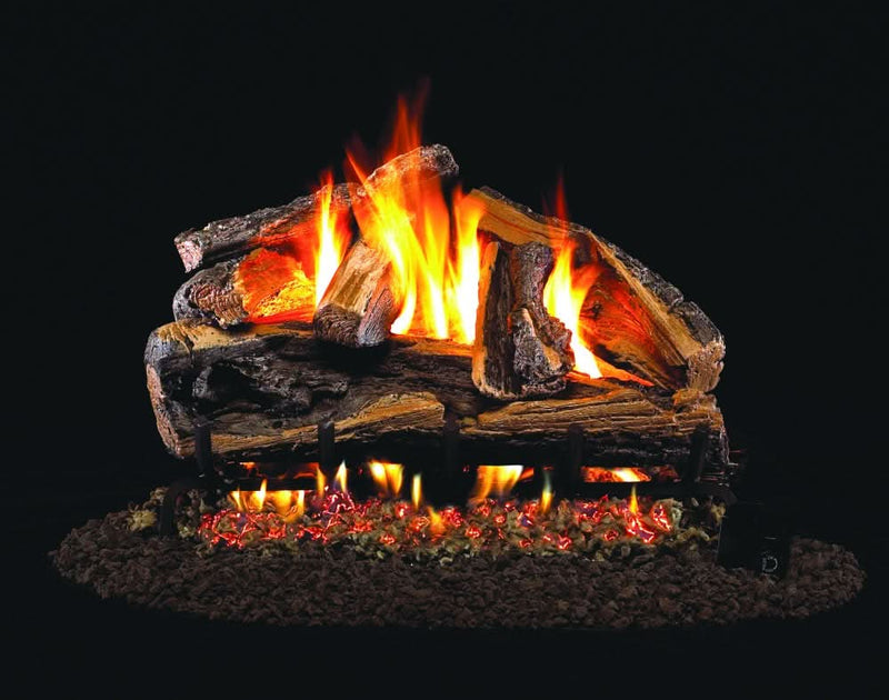Peterson Gas Logs 18" Rugged Split Oak Gas Logs Only - RRSO18