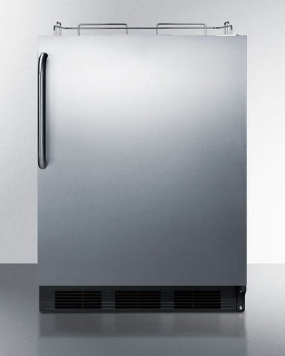 Summit 24 Wide Outdoor Wine Kegerator, ADA Compliant - SBC54OSBIADAWKDTWIN