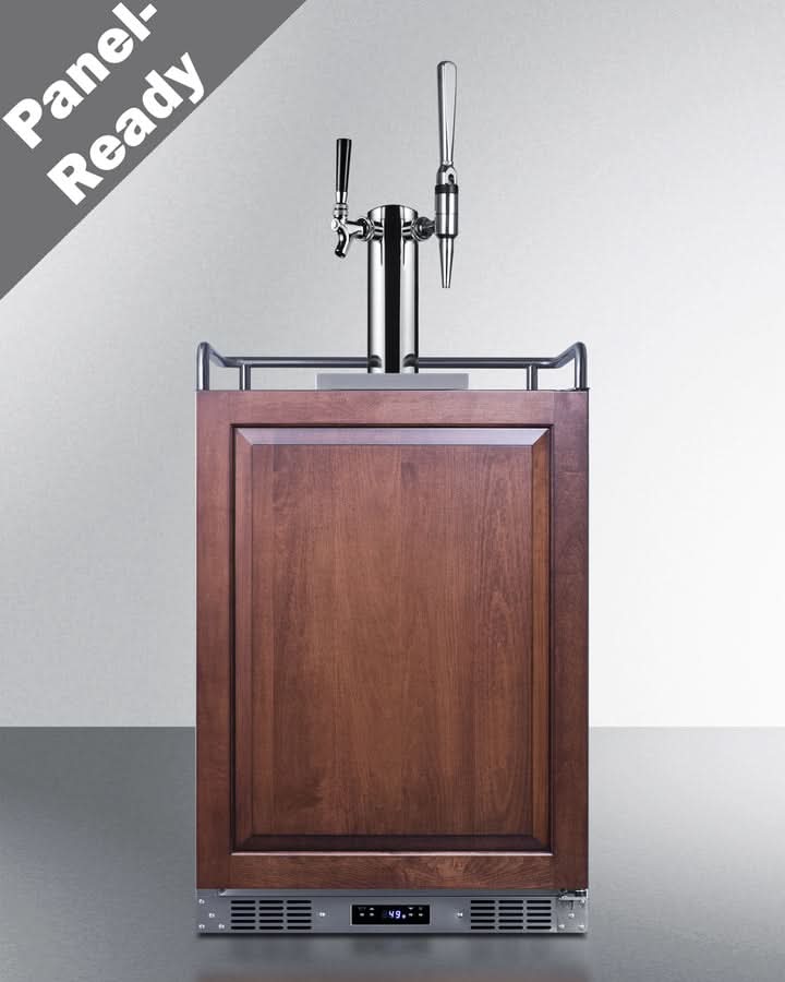 Summit 24 Wide Built-In Cold Brew/Nitro Coffee Kegerator (Panel Not Included) - SBC682PNRCMTWIN