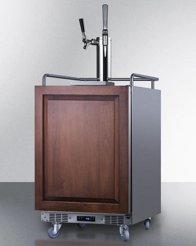 Summit 24 Wide Built-In Cold Brew/Nitro Coffee Kegerator (Panel Not Included) - SBC682PNRCMTWIN