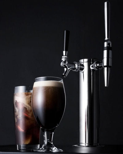 Summit 24 Wide Built-In Cold Brew/Nitro Coffee Kegerator (Panel Not Included) - SBC682PNRCMTWIN