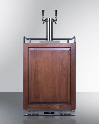 Summit 24 Wide Built-In Kegerator (Panel Not Included) - SBC682PNRTWIN