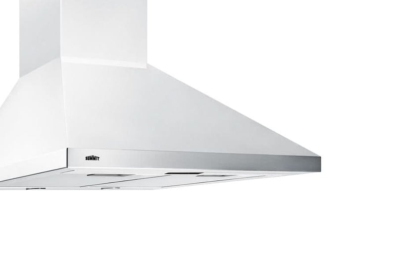 Summit 24 Wide Wall-Mounted Range Hood White - SEH1524SS
