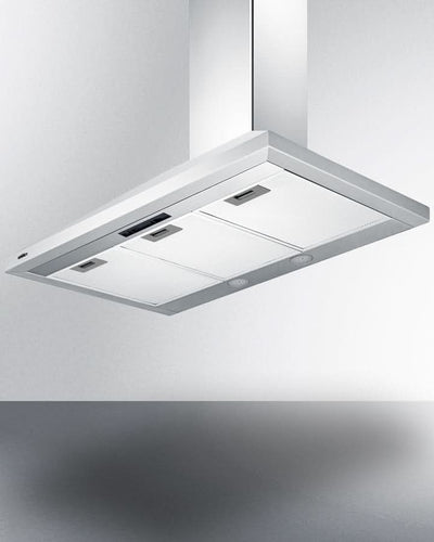Summit 36 Wide Wall-Mounted Range Hood, ADA-Compliant White - SEH1536SSADA