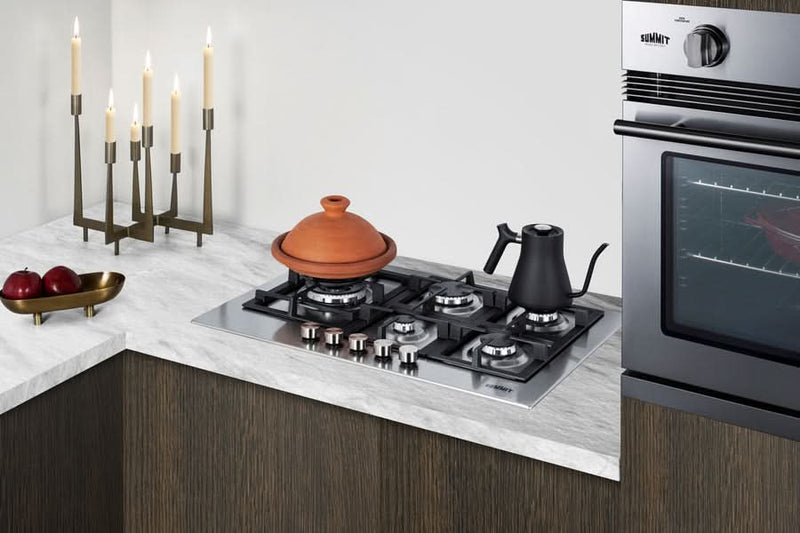 Summit 30 Wide Gas Wall Oven Stainless Steel - SGWOGD30