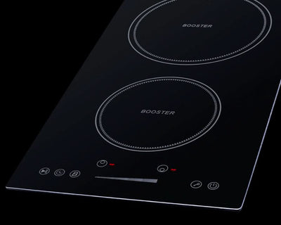 Summit 12 Wide 208-240V 2-Zone Induction Cooktop Black - SINC2B230B