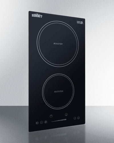 Summit 12 Wide 208-240V 2-Zone Induction Cooktop Black - SINC2B230B