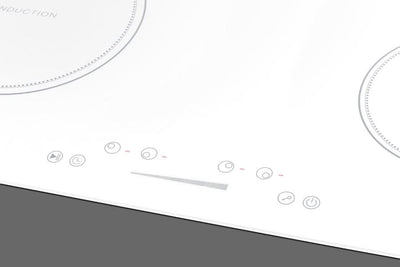 Summit 30 Wide 208-240V 4-Zone Induction Cooktop White - SINC4B302W