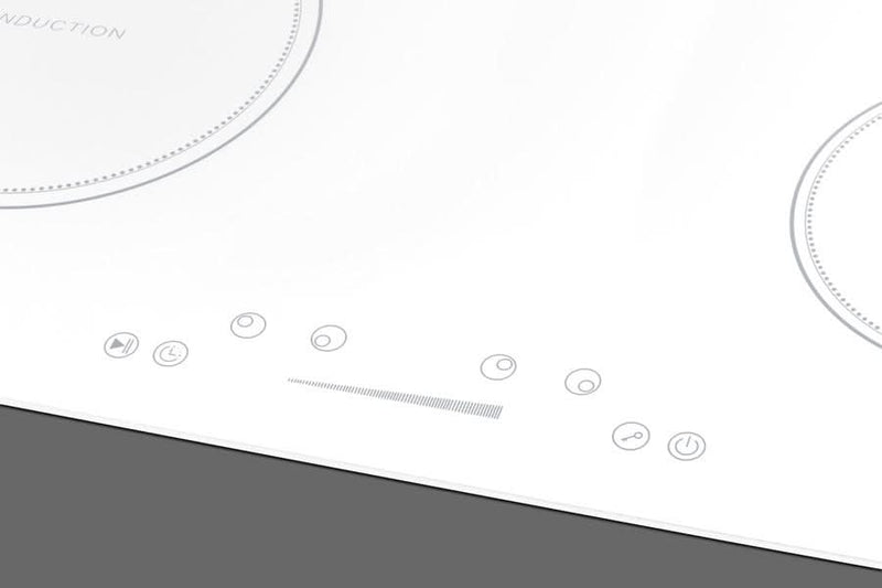 Summit 30 Wide 208-240V 4-Zone Induction Cooktop White - SINC4B302W