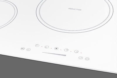 Summit 36 Wide 208-240V 5-Zone Induction Cooktop White - SINC5B36W