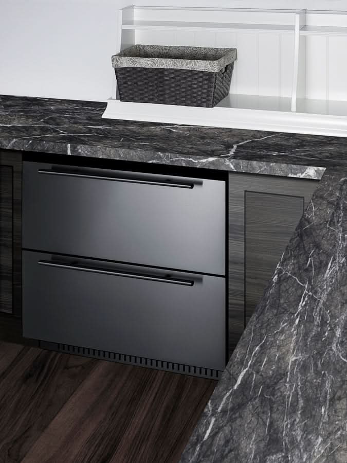 Summit 30-Inch Wide 2-Drawer Outdoor Refrigerator ADA Compliant - SPR3032DADA