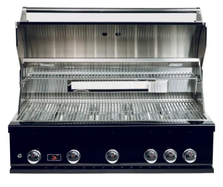 Bonfire Whistler Prime 500 Black Series - 42-Inch 5-Burner Built-In Grill - Liquid Propane Gas - CBB500-B-LP