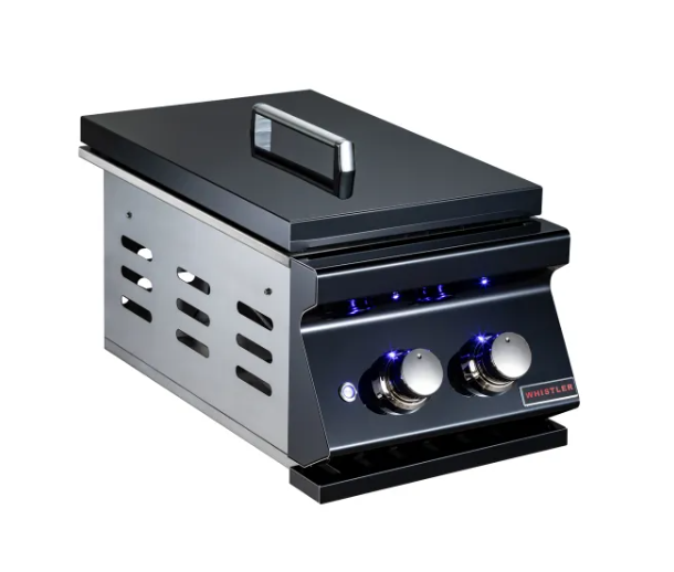 Whistler Black Series Slide-in Double Side Burner Natural Gas- CBADSB-B-NG