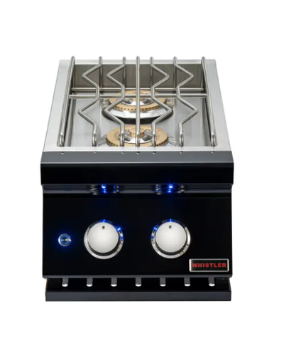 Whistler Black Series Slide-in Double Side Burner Natural Gas- CBADSB-B-NG