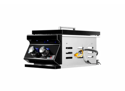 Whistler Black Series Slide-in Double Side Burner Natural Gas- CBADSB-B-NG