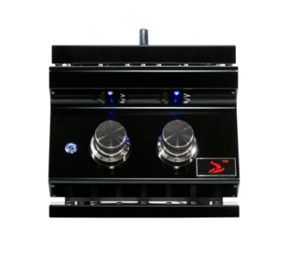 Whistler Black Series Slide-in Double Side Burner Natural Gas- CBADSB-B-NG