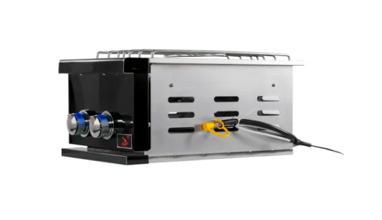 Whistler Prime Black Stainless Steel Propane Gas Double Side Burner Slide-In- CBAPDSB-B-LP