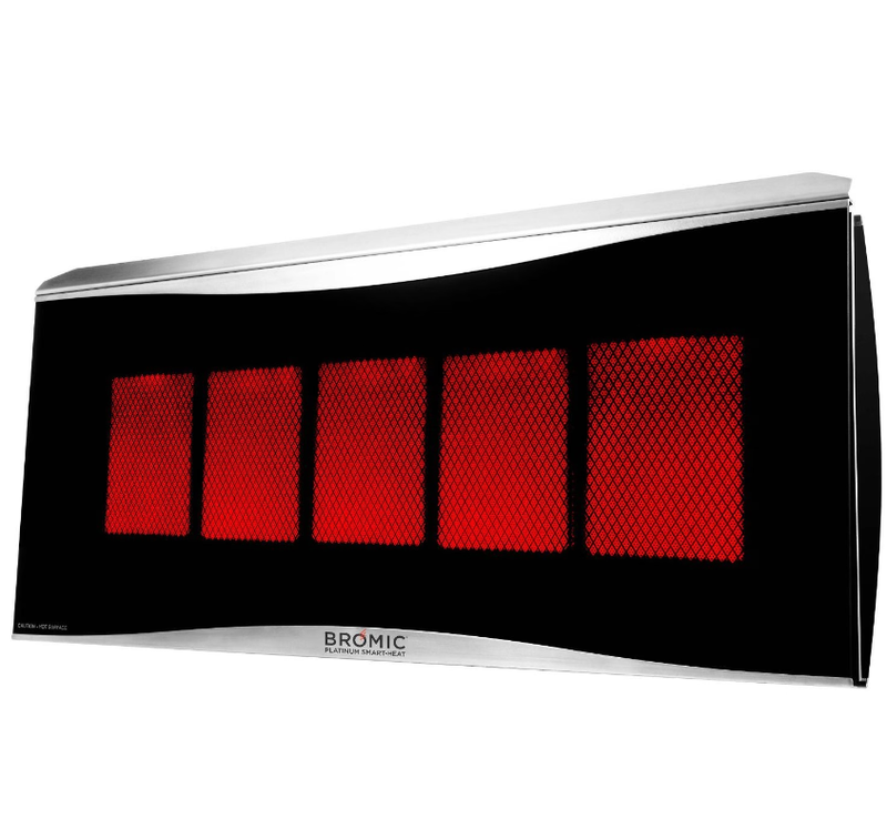 Bromic Heating Platinum 500 Smart-Heat 29-Inch 39,800 BTU Propane Gas Patio Heater - BH0110004-1