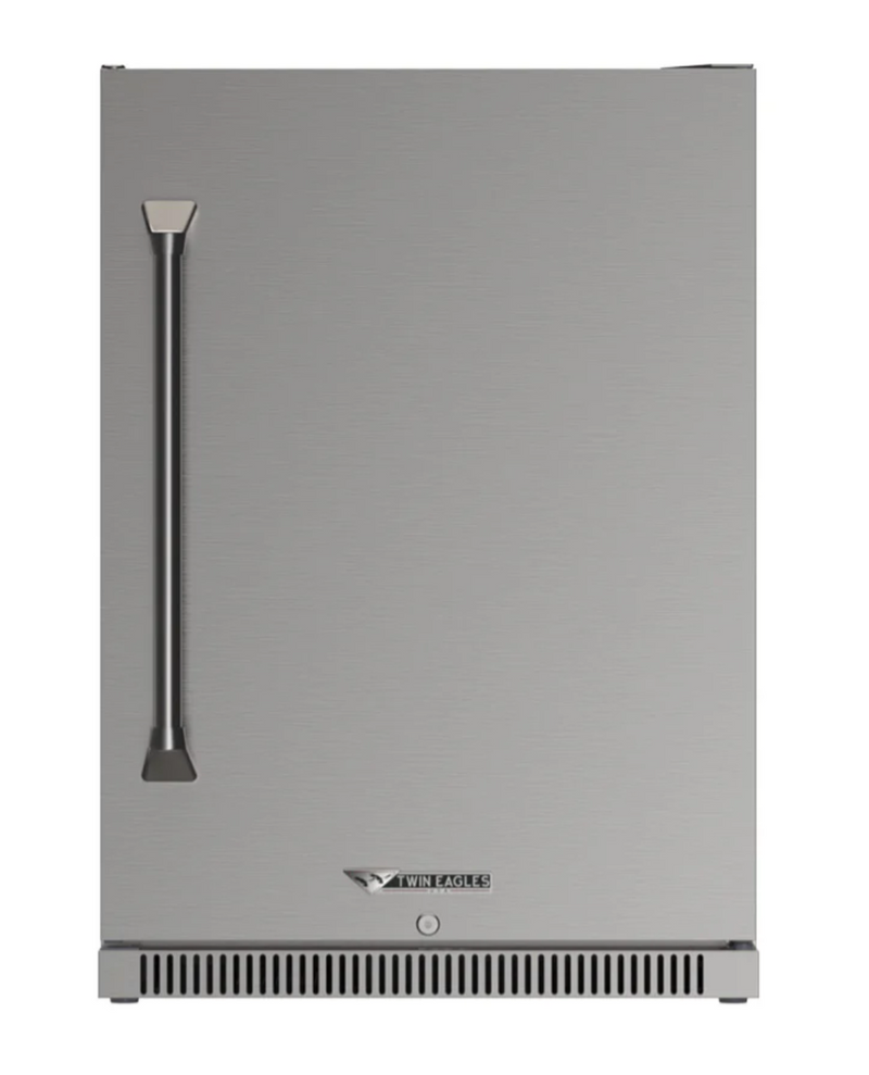Twin Eagles 24-Inch Right Hinge Outdoor Fridge w/ Lock- TE24F