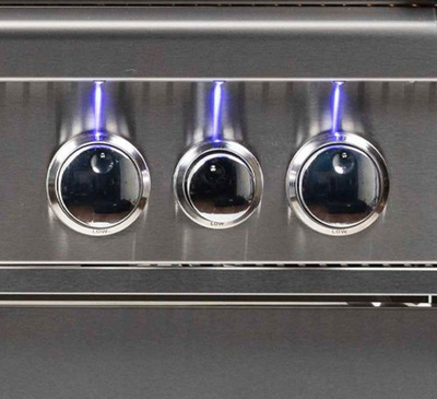 Broilmaster B-Series Deluxe 32-Inch Stainless Steel Built-In Natural Gas Grill with Rear Infrared Burner - Marine Grade- BSB324MGN