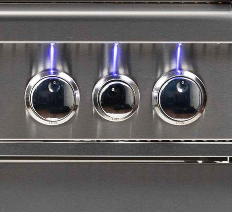 Broilmaster B-Series Deluxe 32-Inch Stainless Steel Built-In Natural Gas Grill with Rear Infrared Burner - Marine Grade- BSB324MGN